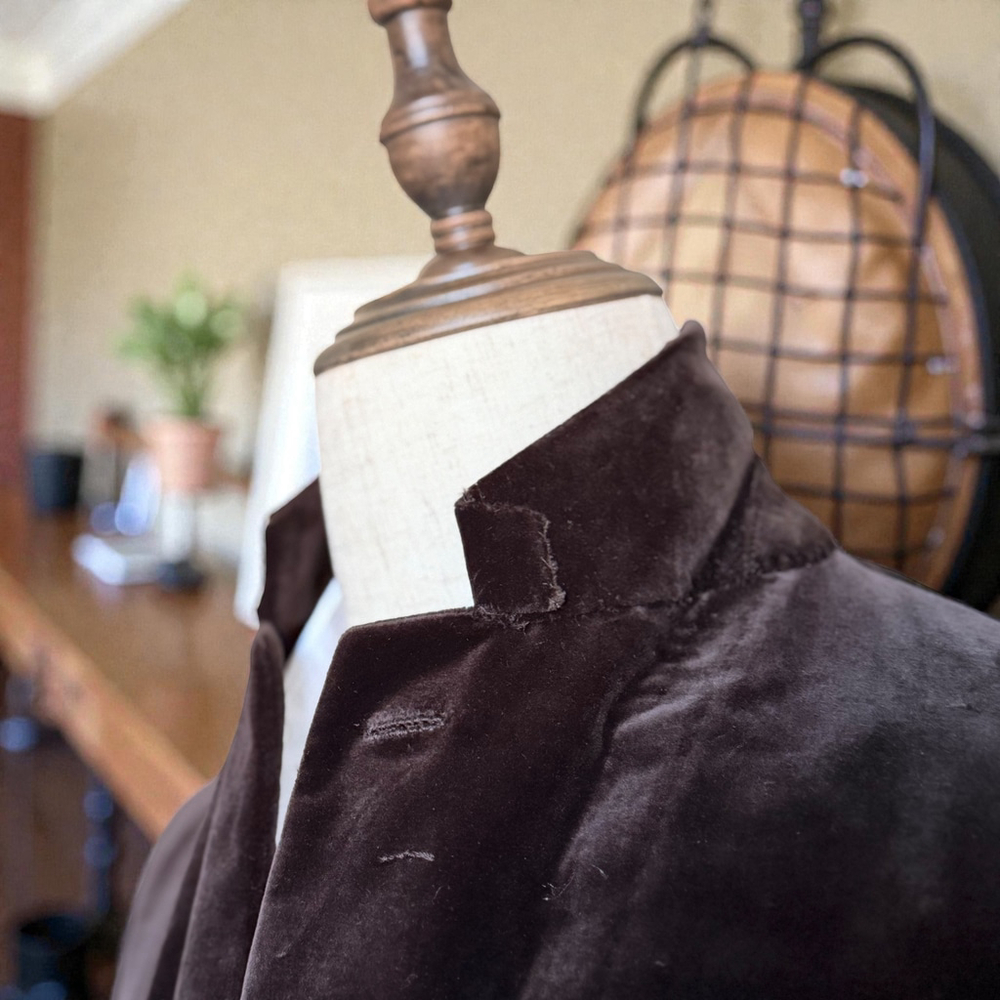 RARE - Caruso for Zero Camoshita Brown Velvet Suit - Handmade Italy - IT48/US38 - Picture 4 of 16